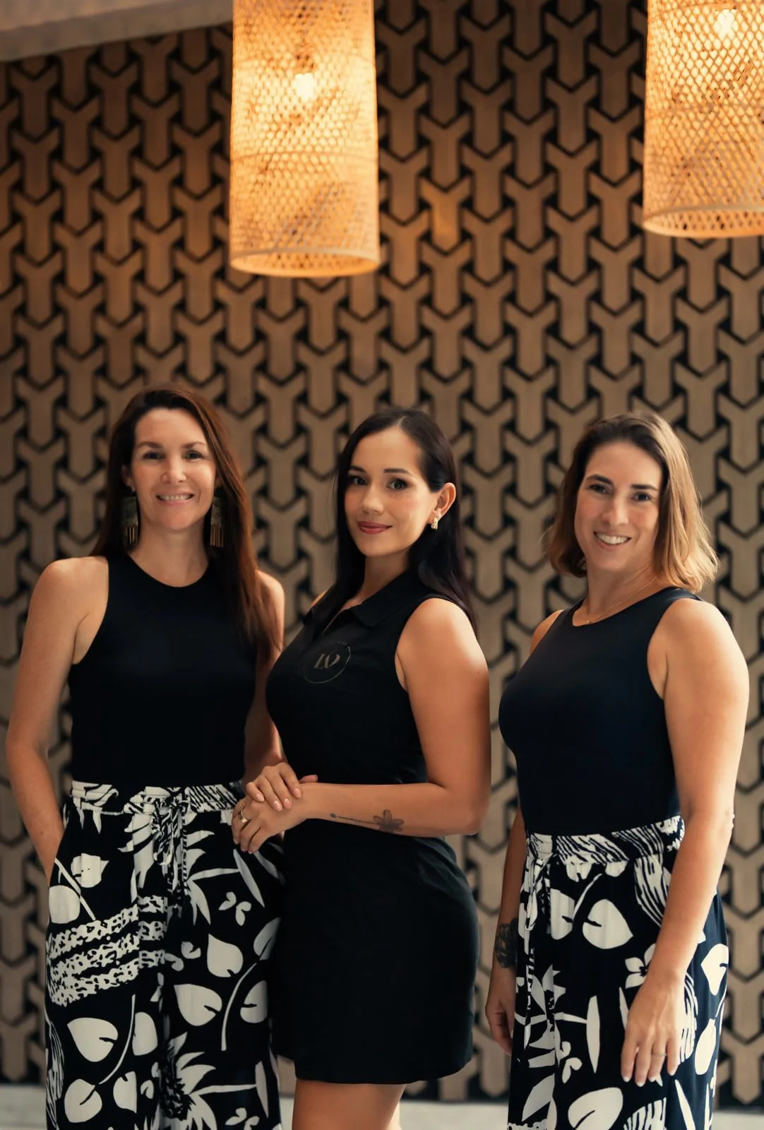 Carol, Mery and Veronica from the Luxe Voyage wedding team in Jacó